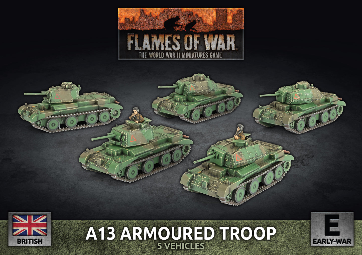 A13 Cruiser Troop (x5 Plastic)