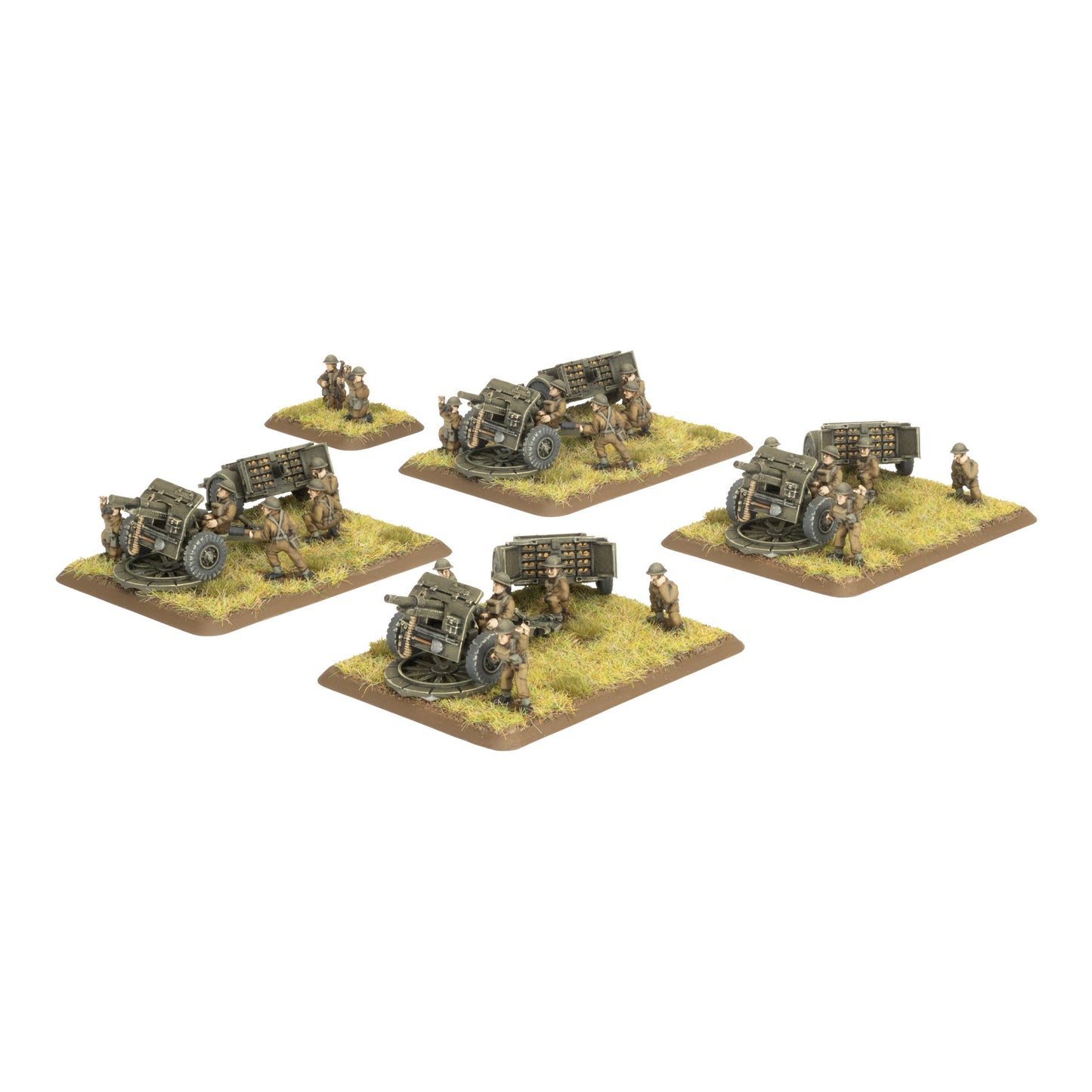 18/25pdr Gun Battery (x4 guns)