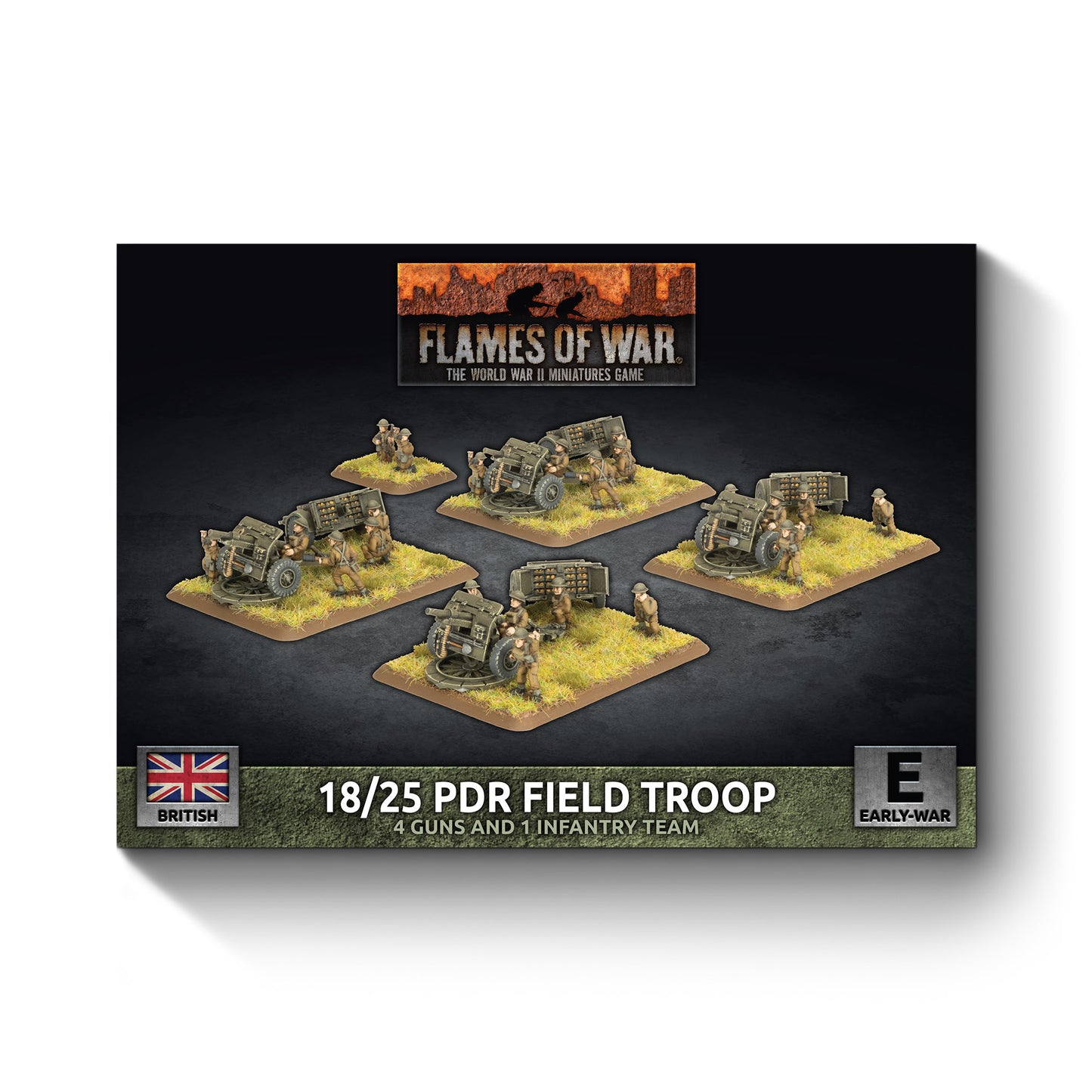 18/25pdr Gun Battery (x4 guns)