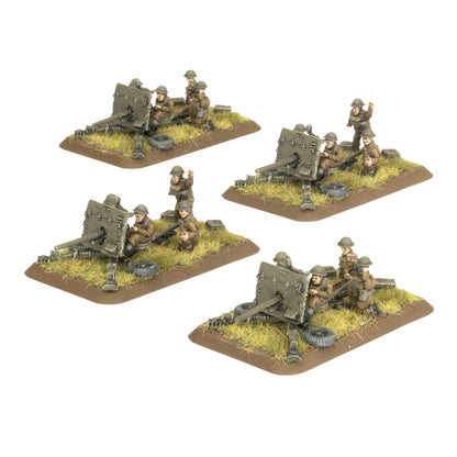2pdr Antitank Platoon (x4 guns, Plastic)