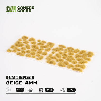 Beige 4mm Tufts Wild