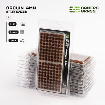 Brown 4mm Tufts Small
