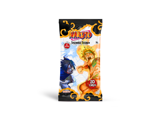 Preorder - Naruto Mythos TCG - SET 2 SHINOBI SHIREN, 1st edition Special Pack Design B 2nd wave Case (9pcs)