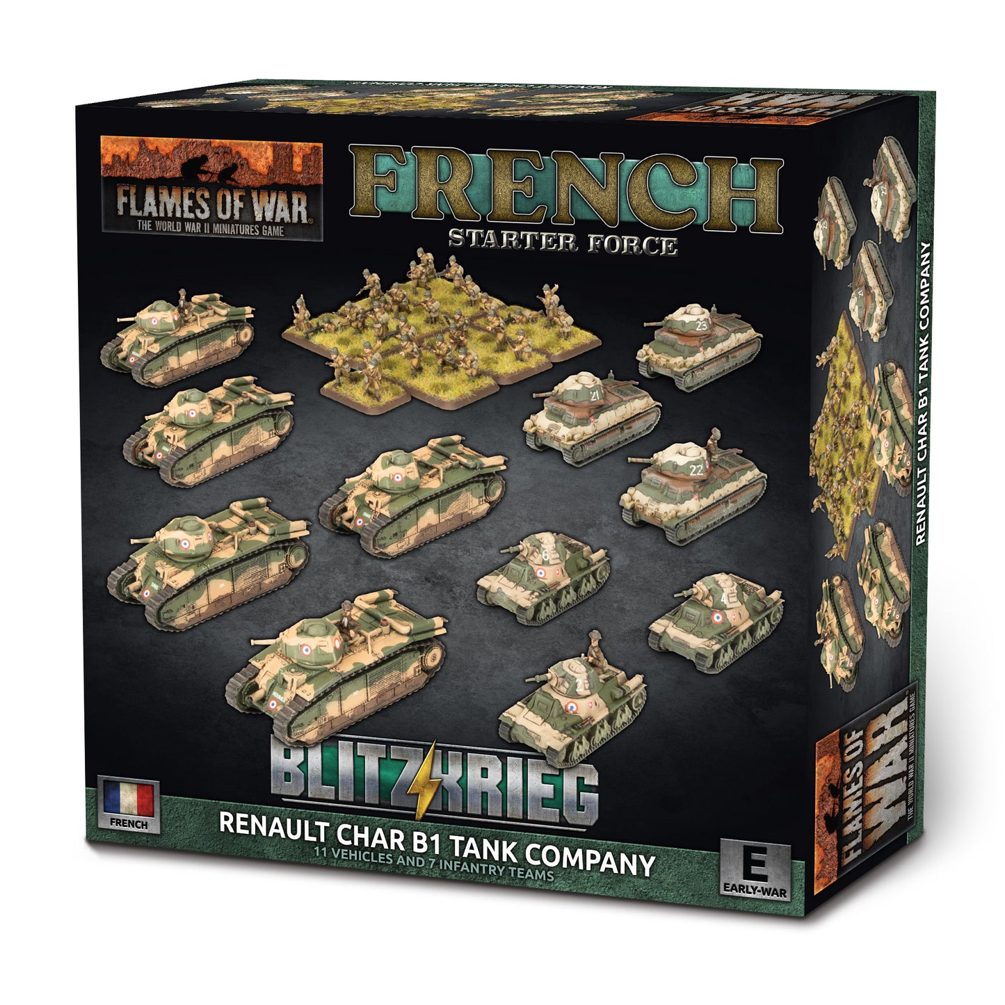 Preorder - French Char B1 bis Combat Company (plastic) (EW)