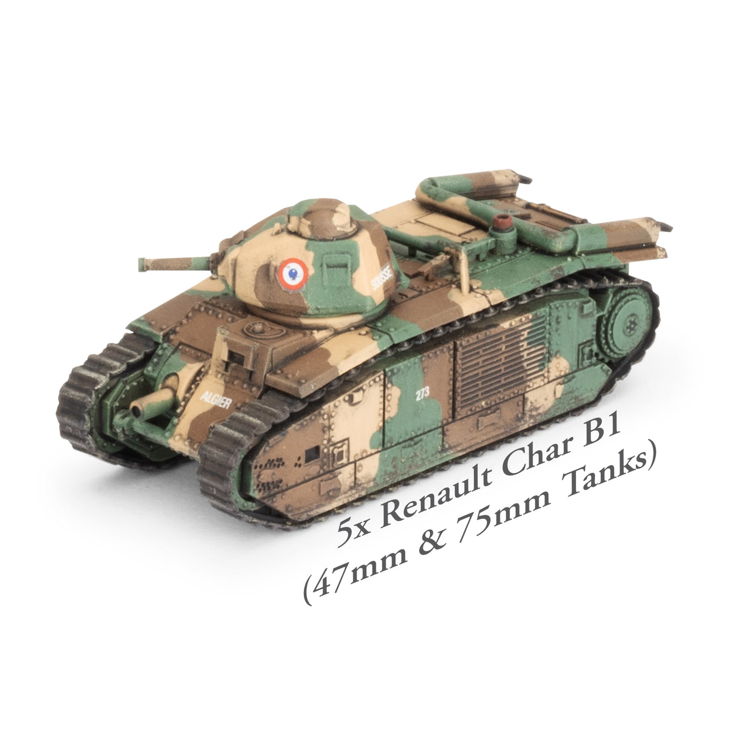 Preorder - French Char B1 bis Combat Company (plastic) (EW)