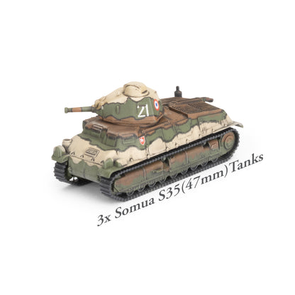 Preorder - French Char B1 bis Combat Company (plastic) (EW)
