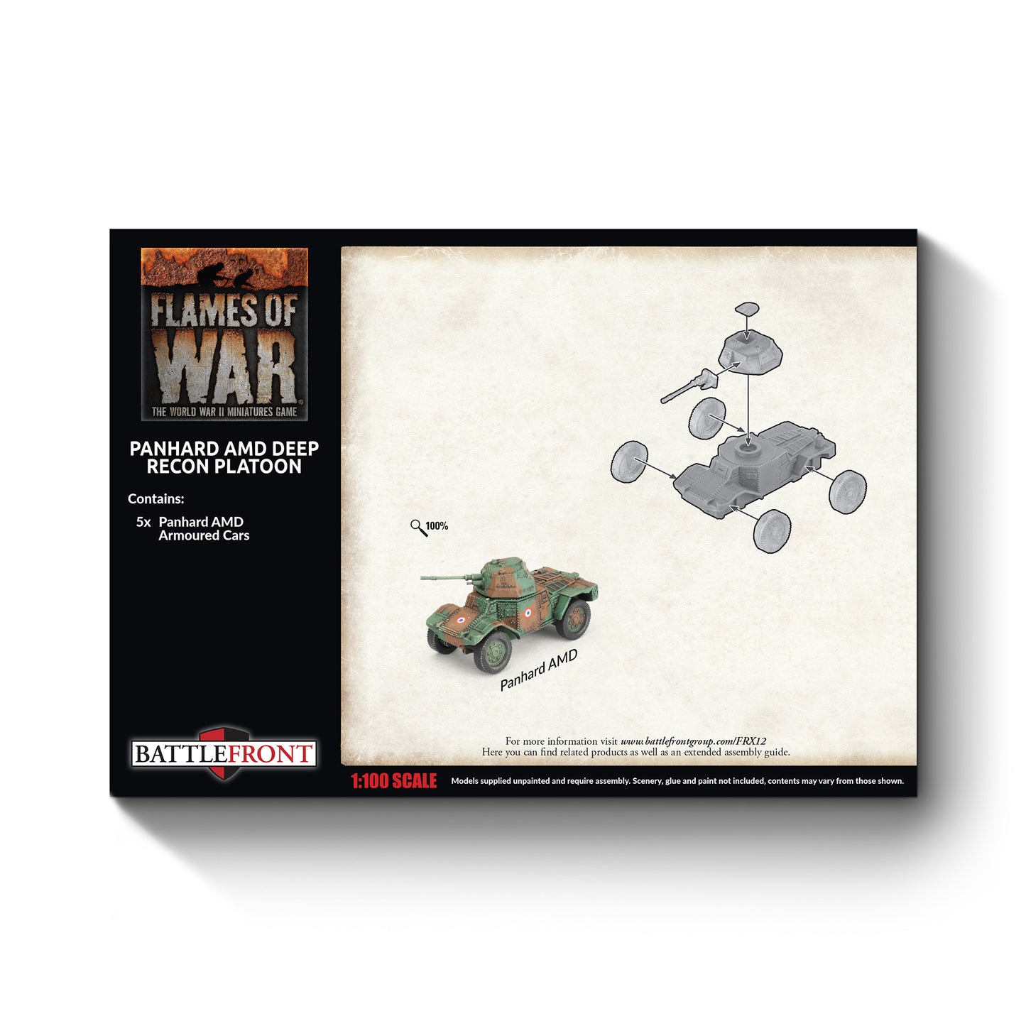Preorder - Renault AMR 35 Recon Platoon (x3) (EW)