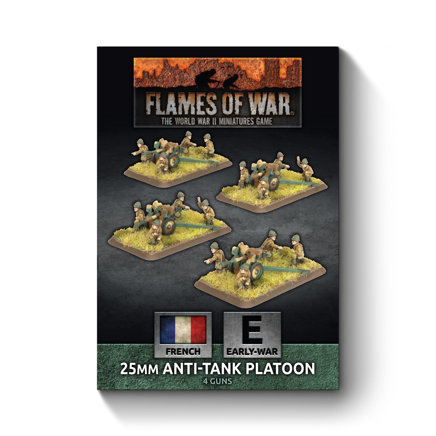 Preorder - Hotchkiss 25mm Anti-tank Platoon (x4 guns) (EW)