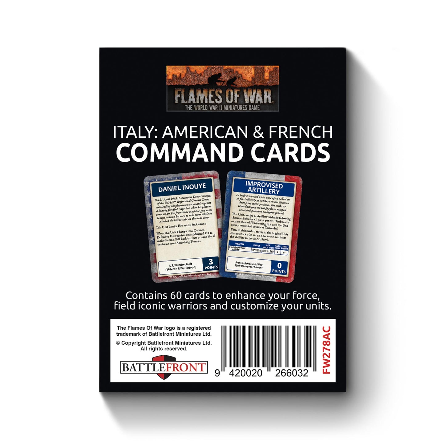 Preorder - Liberation of Italy American and French Command Card Pack (60 cards)