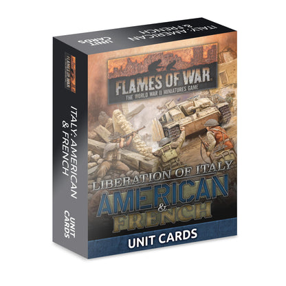 Preorder - Liberation of Italy American and French Unit Card Pack (69 cards)