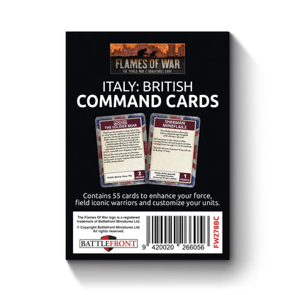 Preorder - Liberation of Italy British Command Card Pack (55 cards)