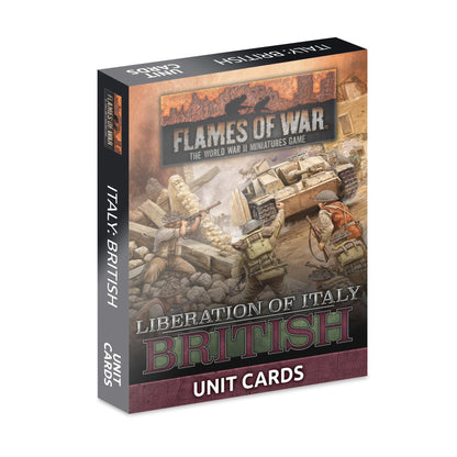 Preorder - Liberation of Italy British Unit Card Pack (36 cards)