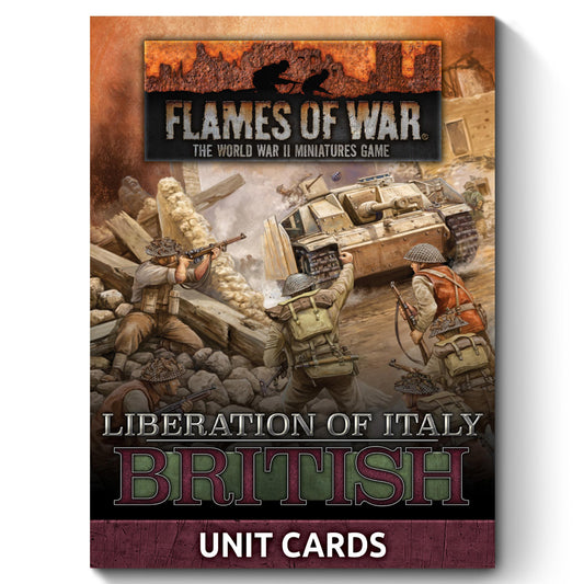 Preorder - Liberation of Italy British Unit Card Pack (36 cards)