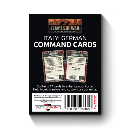 Preorder - Liberation of Italy German Command Card Pack (47 cards)