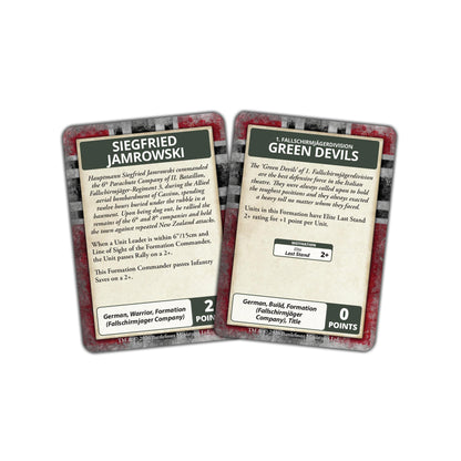 Preorder - Liberation of Italy German Command Card Pack (47 cards)