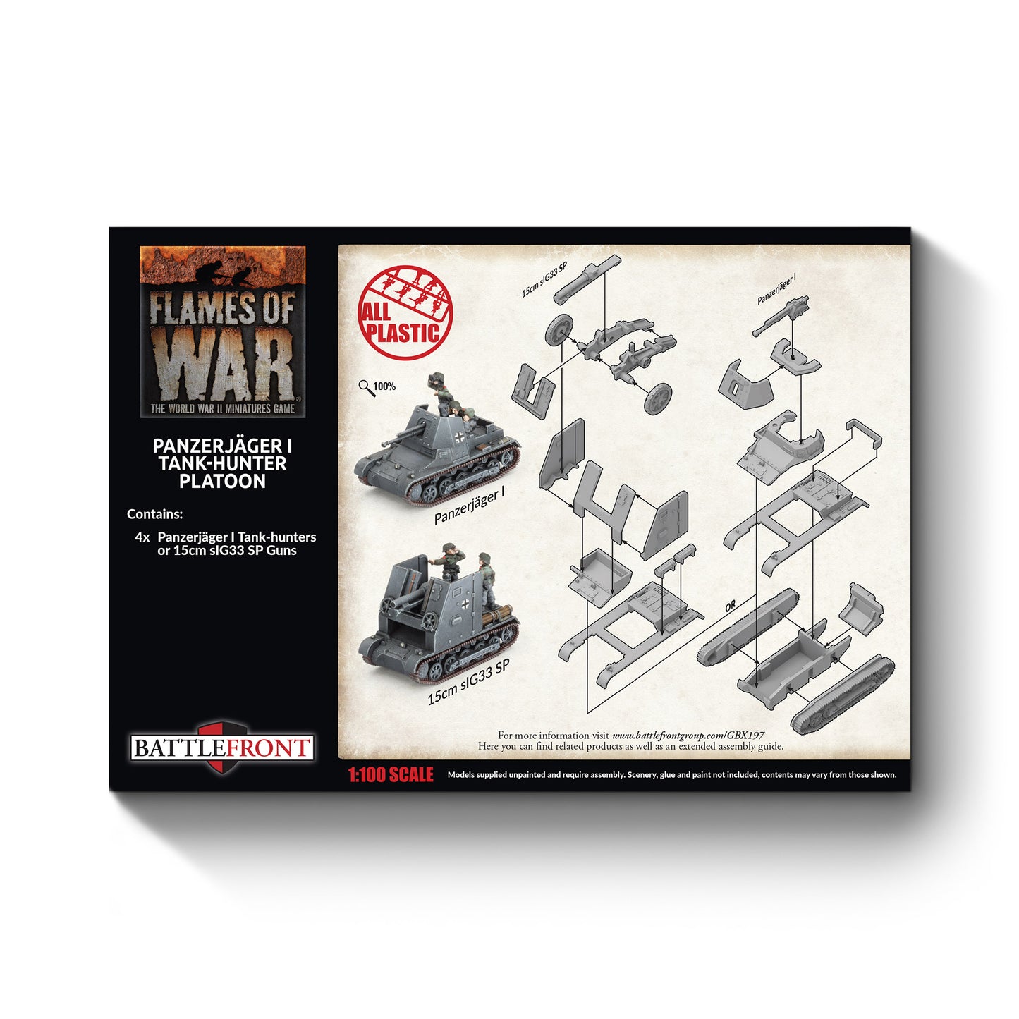 Preorder - Panzerjager I Anti-tank Platoon (x4 Plastic) (EW)