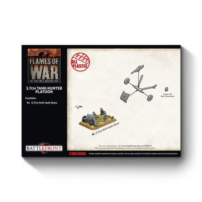 3.7cm Tank Hunter Platoon (Early) (x4 guns Plastic) (EW)