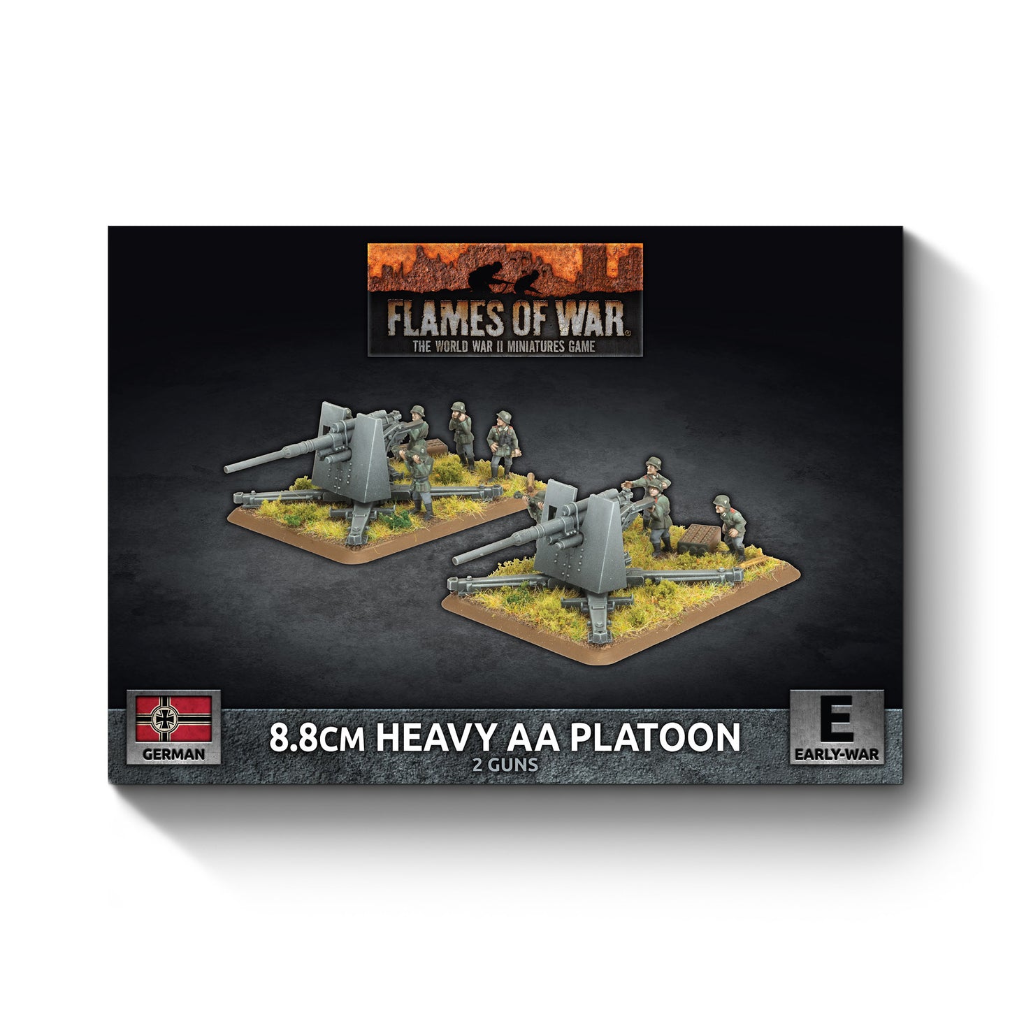 Preorder - 8.8cm Heavy AA Platoon (Early) (x2 guns Plastic) (EW)
