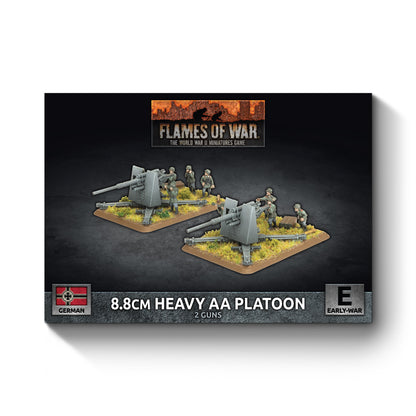 Preorder - 8.8cm Heavy AA Platoon (Early) (x2 guns Plastic) (EW)