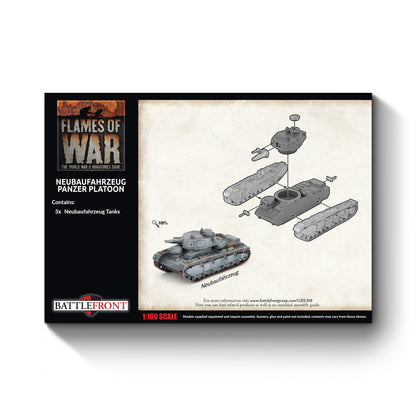 Preorder - Neubaufahrzeug Panzer Platoon (x3)