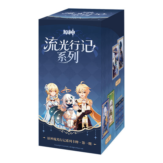 Letogoods - Genshin Impact Glowing Travelogue Card Series Vol.1 Box (18 Packs) - EN