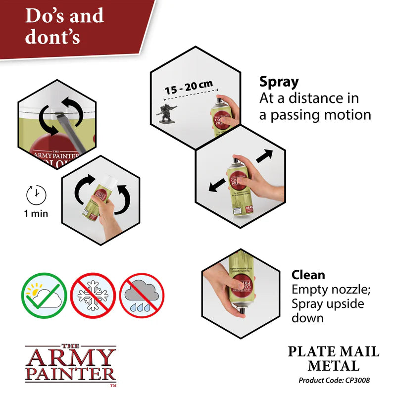 Plate Mail Metal Spray