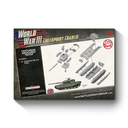 Centurion Territorial Armoured Troop (x5 Plastic)