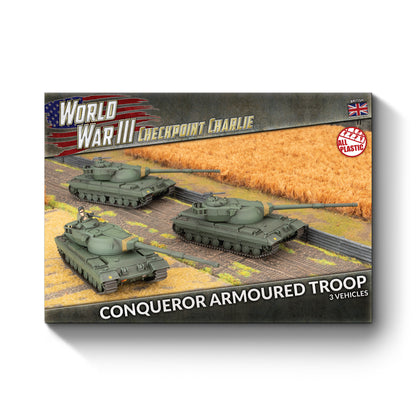 Conqueror Armoured Troop (x3 Plastic)