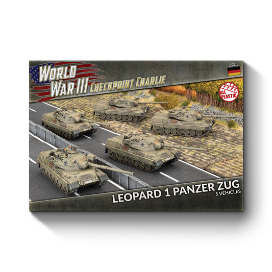 Leopard 1 Panzer Zug (x5 Plastic)