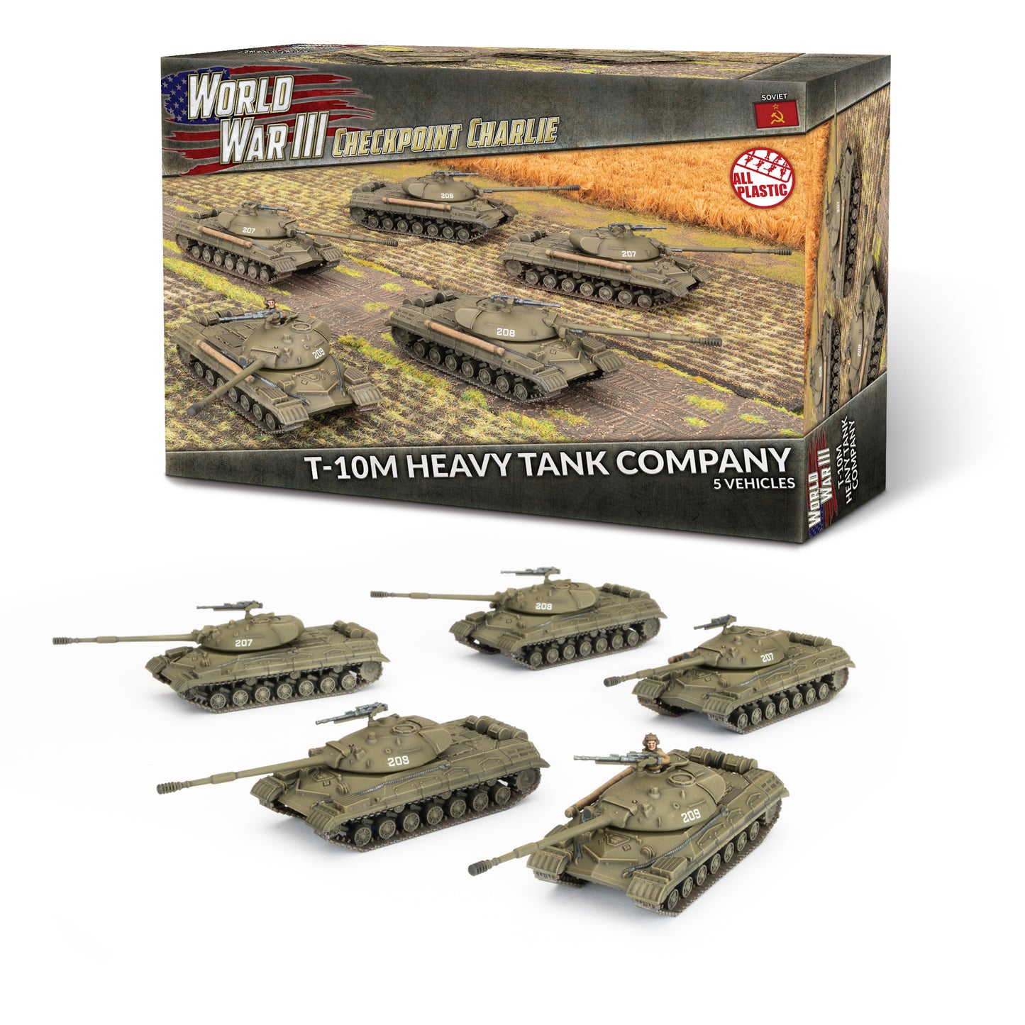 T-10M Heavy Tank Company (x5 Plastic)