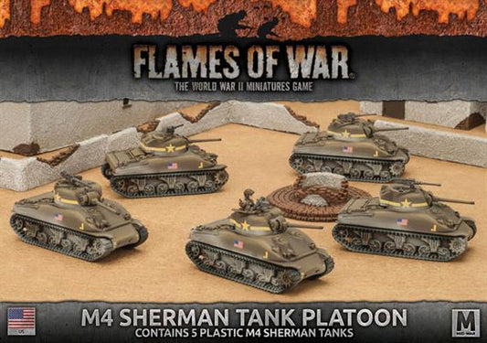 M4 Sherman Tank Platoon (Plastic)