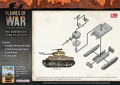 M4 Sherman Tank Platoon (Plastic)
