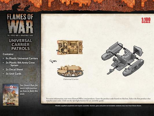 Universal Carrier Patrols (Plastic)