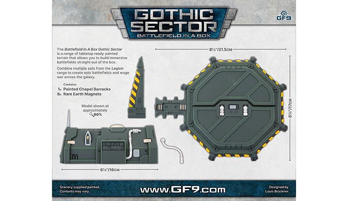 Gothic Sector: Legion Chapel Barracks (x1)