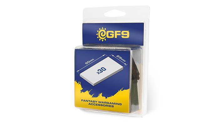 GF9 MDF Bases 25mm x 50mm (30)