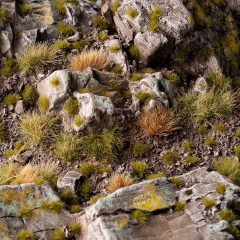 Tiny Dry Green (2mm) Tufts