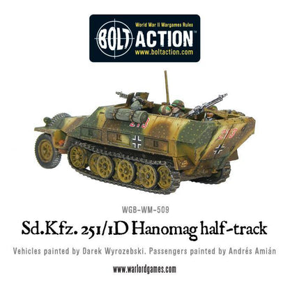 Sd.Kfz 251/1 Ausf D Halftrack Plastic Box Set