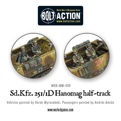 Sd.Kfz 251/1 Ausf D Halftrack Plastic Box Set