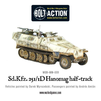 Sd.Kfz 251/1 Ausf D Halftrack Plastic Box Set