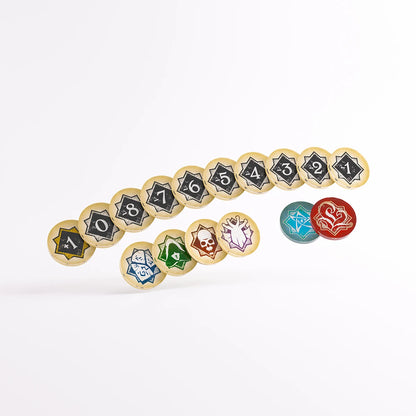 Arkham Horror: Chaos Tokens + Token Bag (Arkham Horror: Das Kartenspiel)