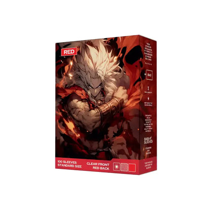Baba Sleeves - Matte Hüllen Rot Standard Size (100 Sleeves)