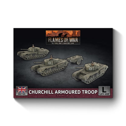 Churchill Armoured Troop (Plastic)