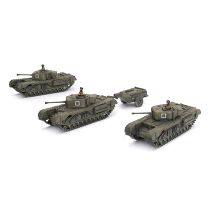 Churchill Armoured Troop (Plastic)