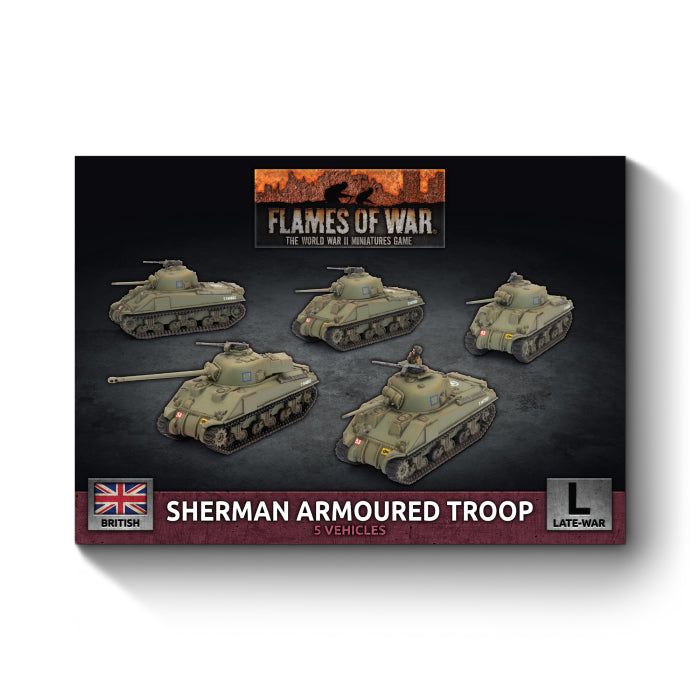 Sherman Armoured Troop (Plastic)