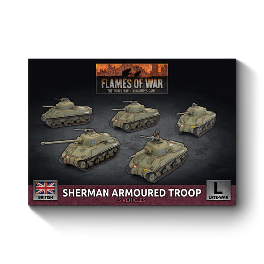 Sherman Armoured Troop (Plastic)