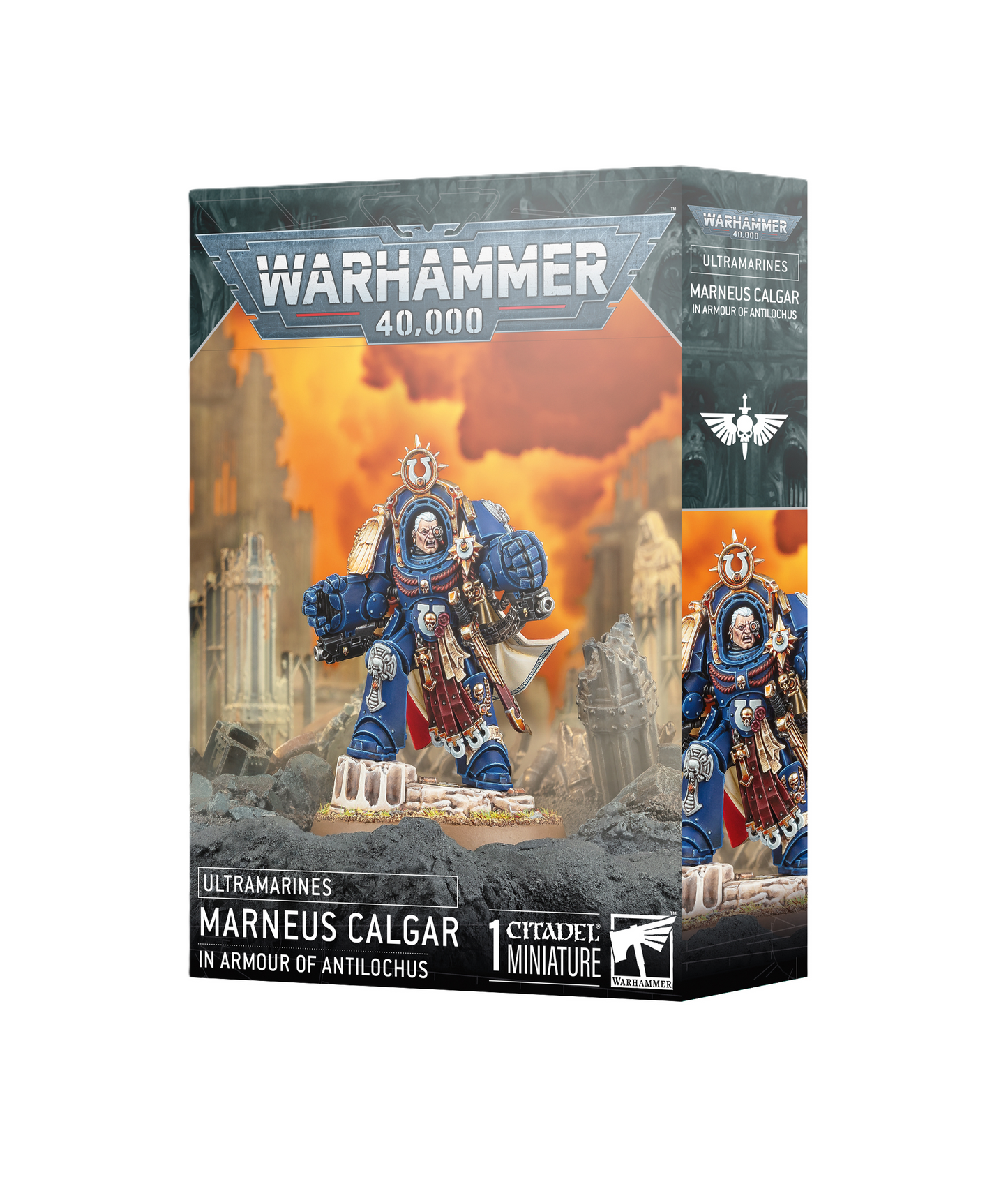 Ultramarines Marneus Calgar in Armour of Antilochus