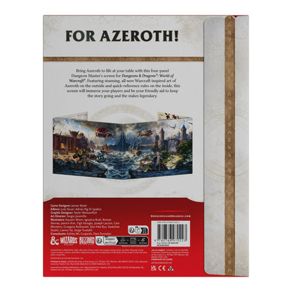 Preorder - D&D - World of Warcraft Dungeon Master's Screen - EN