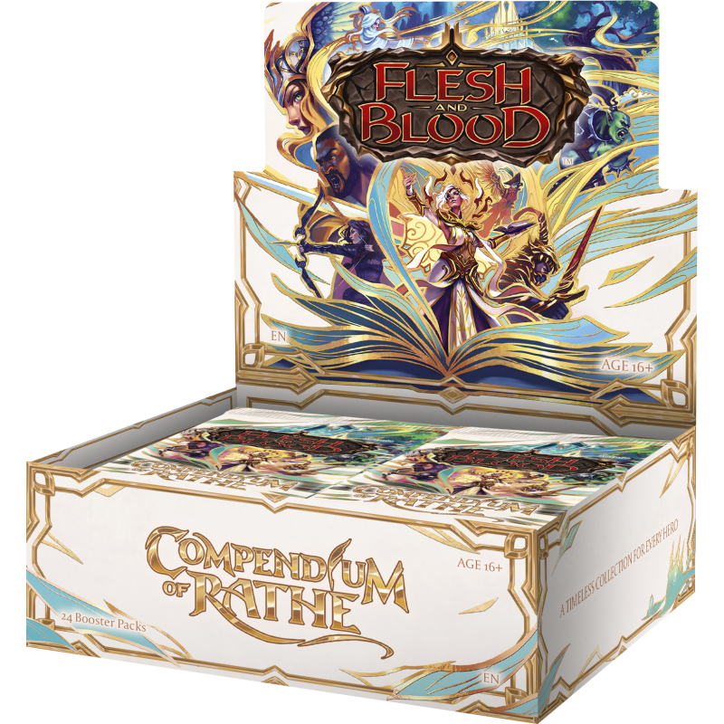 Flesh and Blood TCG - Compendium of Rathe Booster Display (24 boosters) - EN