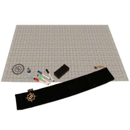 ENHANCE - RPG Grid Mat: Stone
