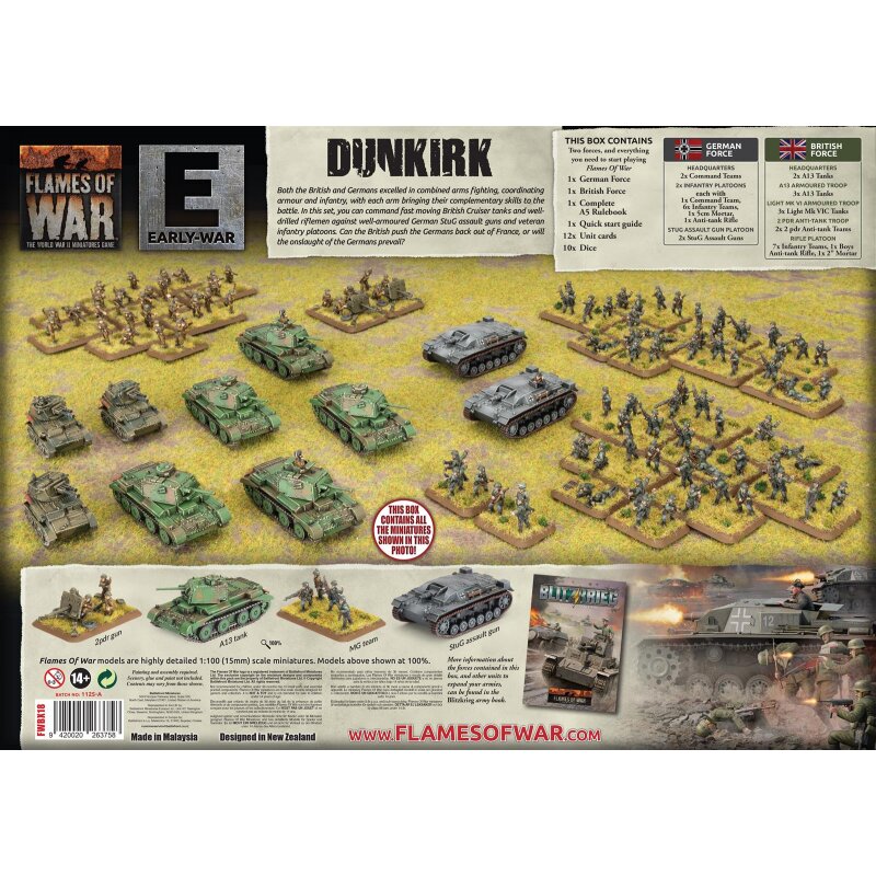 Dunkirk - British vs German Starter Set (Plastic)